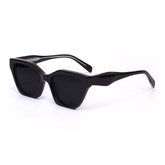 Ochelari de soare negri Adrienne Cat eye